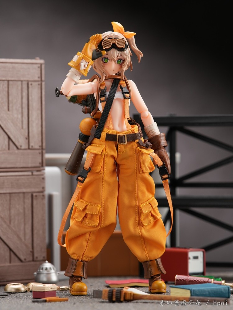 HASUKI PA007 1/12 Mechanic Fiona Collectible Female Action Figure Rare Hot Toy