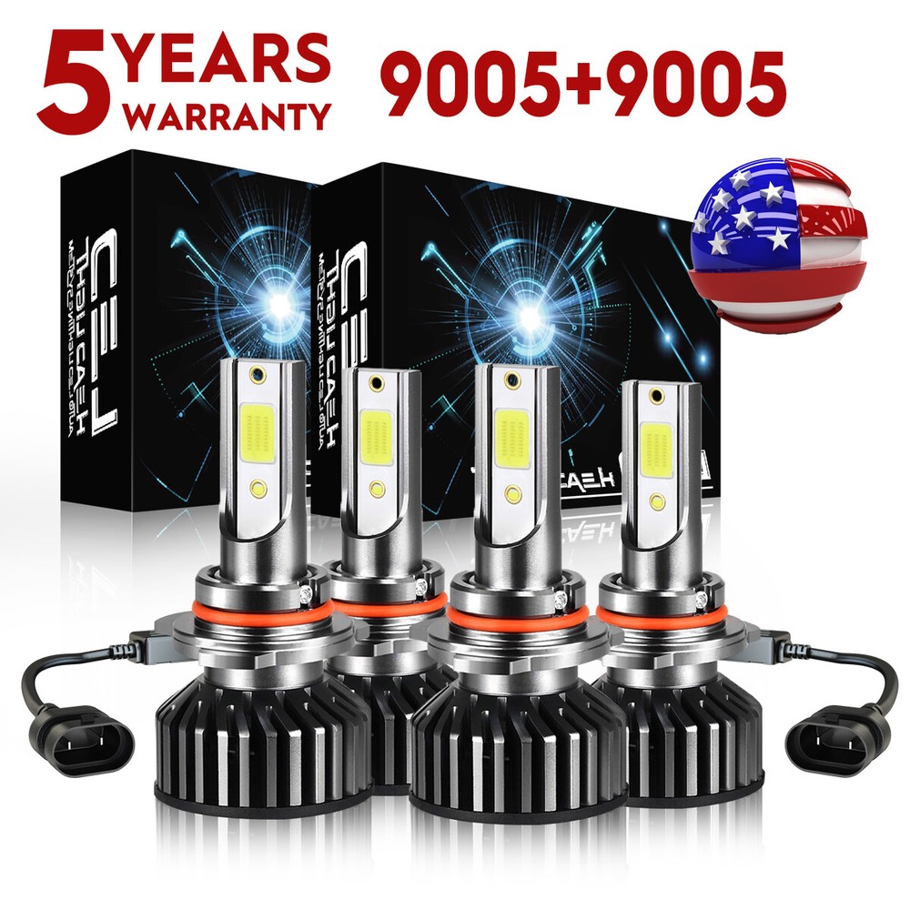 For Ford Explorer XLT Sport Utility 3.5L 2011-2015 Combo 6500K LED Headlight kit