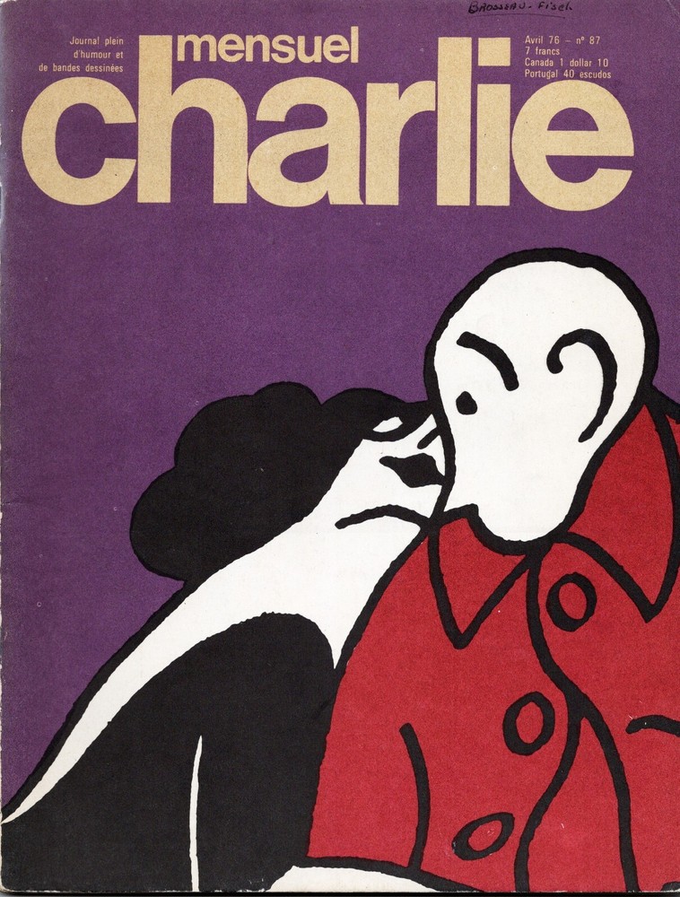 Charlie Mensuel No.87 - Vintage 1976 French Adult Comics Magazine  