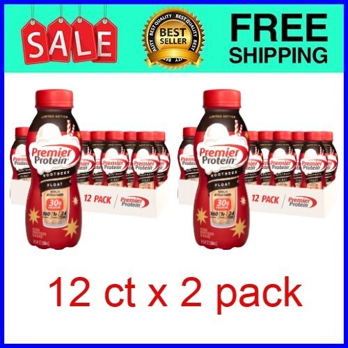 Premier Protein Shake Root Beer Float Limited Time 30g Protein 12 Ct x 2pack-image