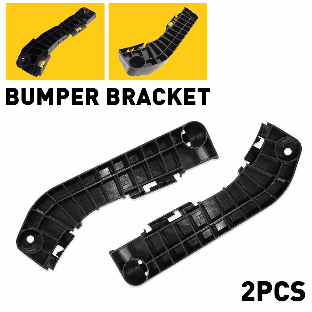 Set of 2 Front Bumper Brackets Support & Left Right Side For 07-11 Toyota Camry