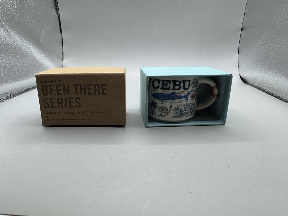 Starbucks Been There Cebu Espresso Mug Ornament Mini 2oz