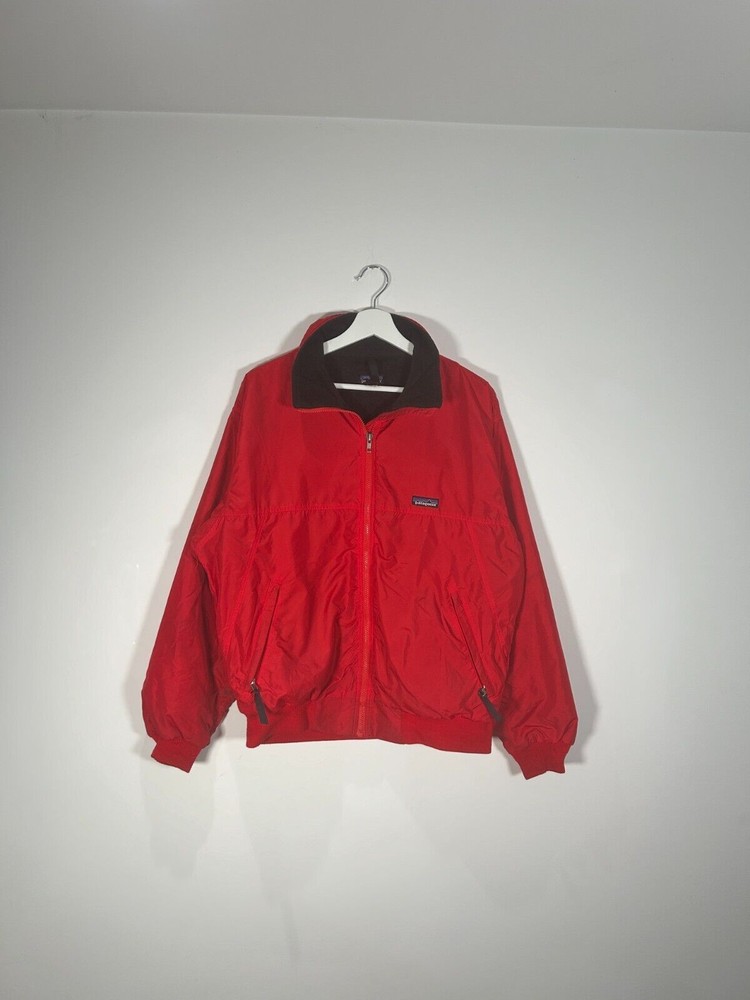 Patagonia Mens Jacket Coat  Size Medium Red Full Zip Outdoor Wear