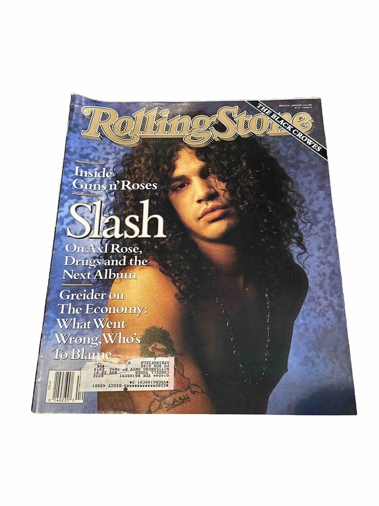 Rolling Stone Magazine Issue 596 January 24 1991 Slash Guns N’ Roses