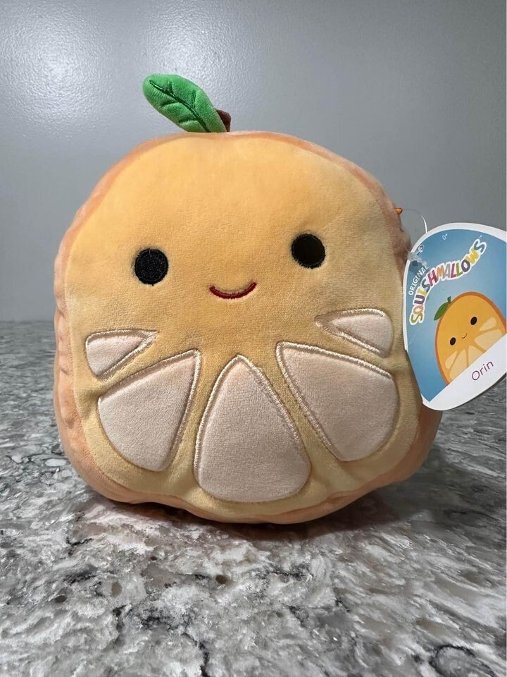 Squishmallows 8-Inch Orin the Orange Soft Plush Stuffed Toy
