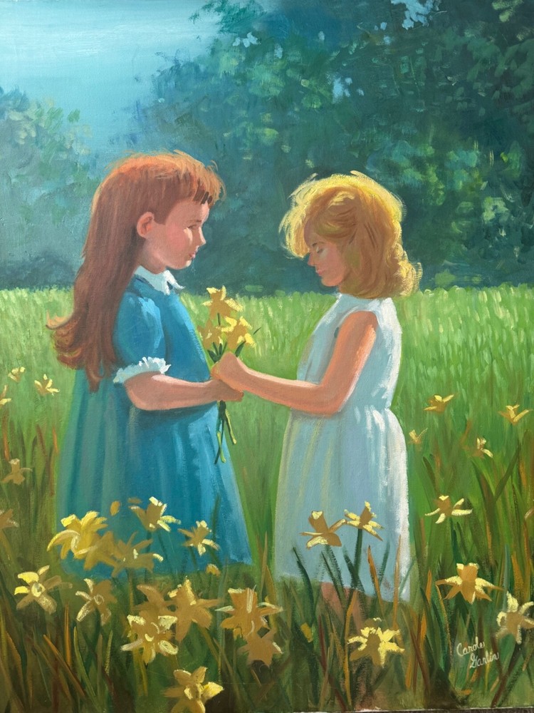 oil on canvas paintings original vintage