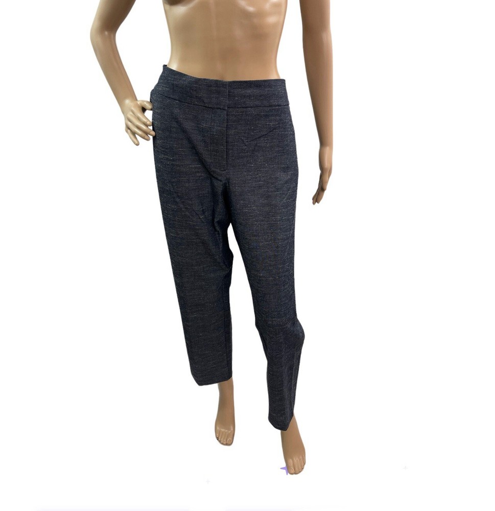 Loft Women’s Size 12 Solid Gray Julie  Dress Pants Trousers