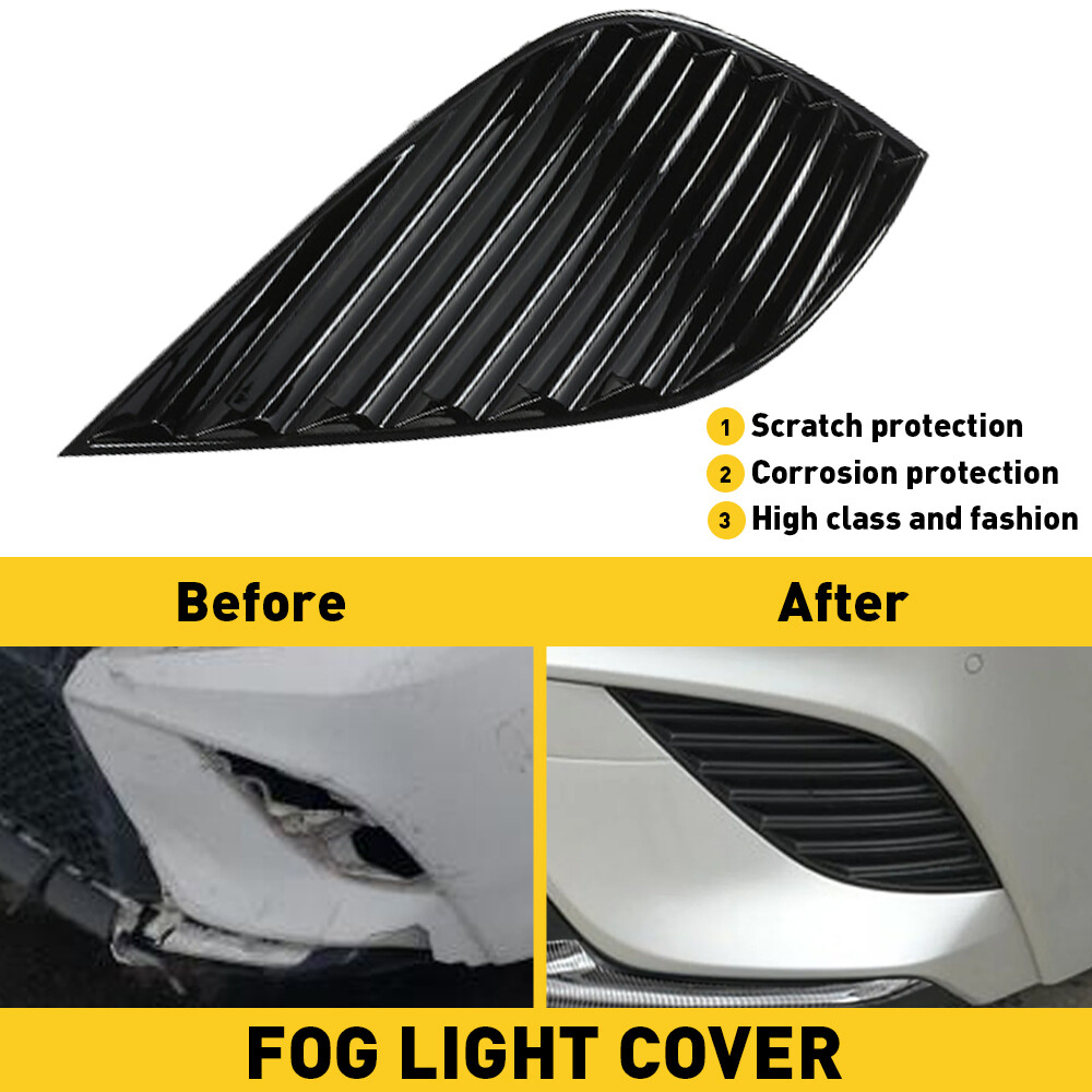 LLeft Driver Fog Light Lamp Bumper Cover Bezels For Toyota Camry XSE 2018-2020