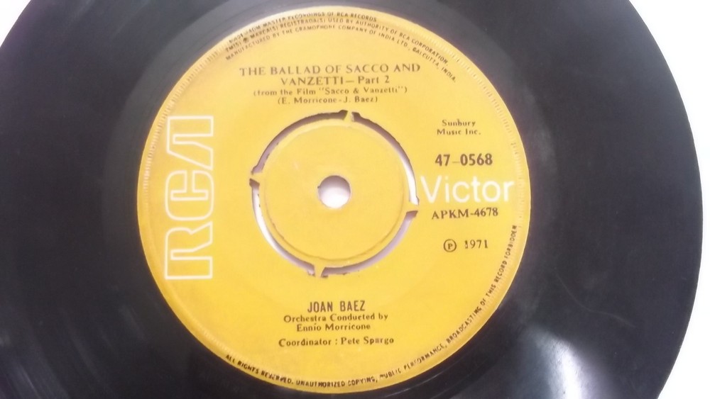 JOAN BAEZ   rare SINGLE 7