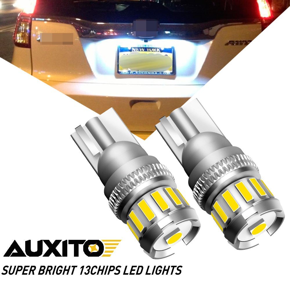 AUXITO LED 6500k License Plate Light Bulbs T10 for Cadillac Escalade 1999-2020