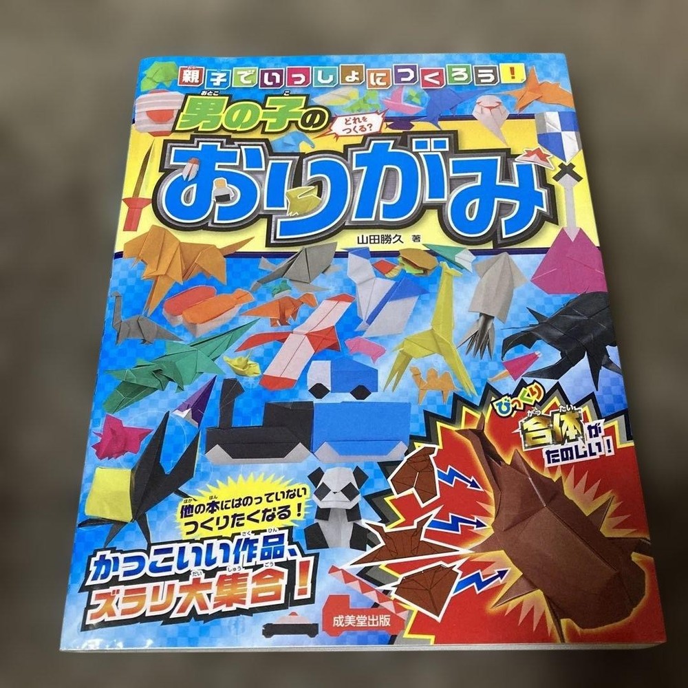 Boy's Origami Folding Book Cool Paper Craft Designs 1000yen