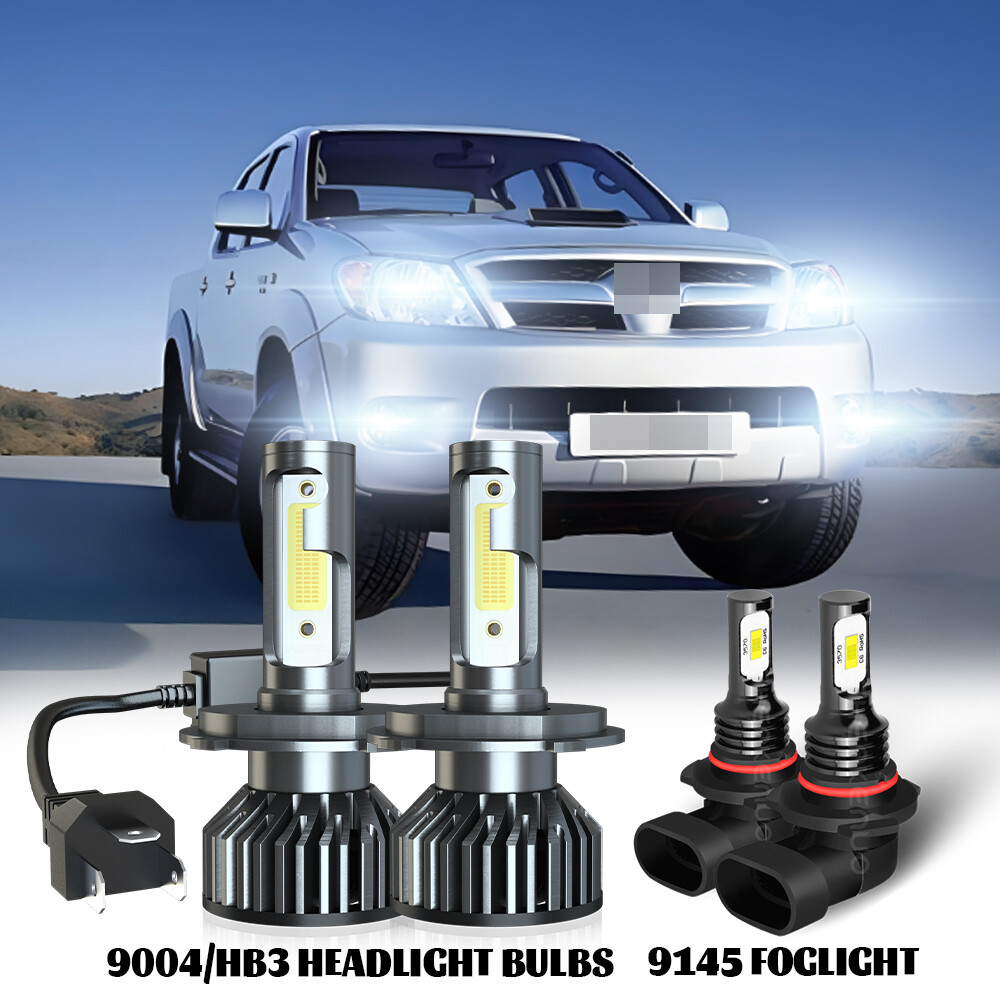 For Toyota Hilux 2004-2019 LED Faros Luces Altas/Bajas + Bombillas Antiniebla