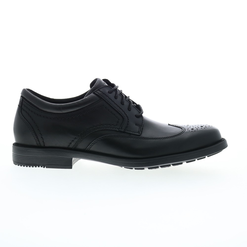 Rockport Isaac Wingtip CJ3199 Mens Black Oxfords & Lace Ups Shoes