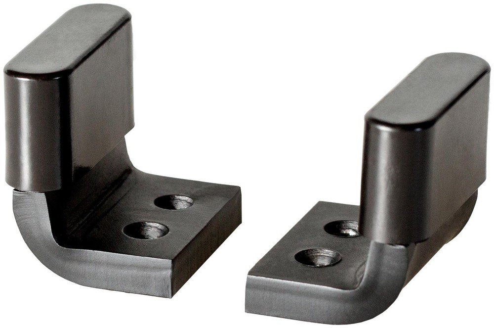 Leatherneck Hardware FTDFG Double Floor Sliding Barn Door Guide - Black