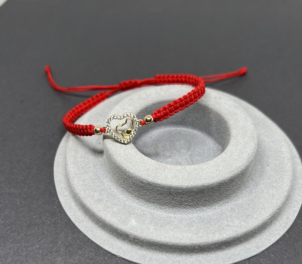 Charmed Love Bear Adjustable Bracelet for Valentines Day Gifts-image