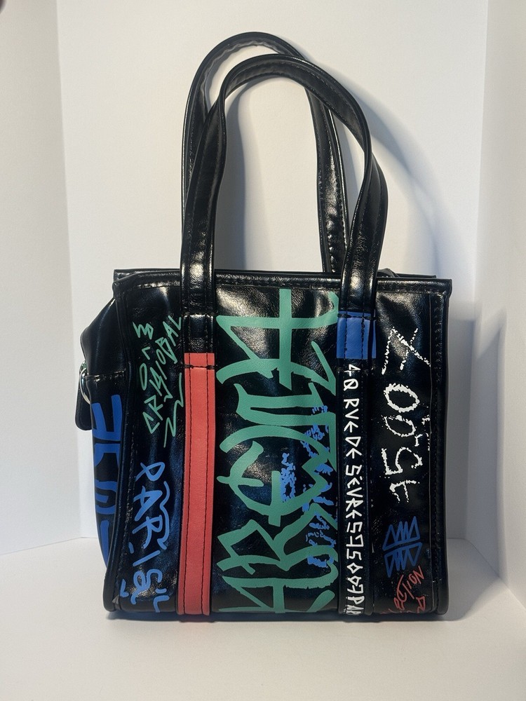 TRENDY GRAFFITI PRINT TOTE BAG