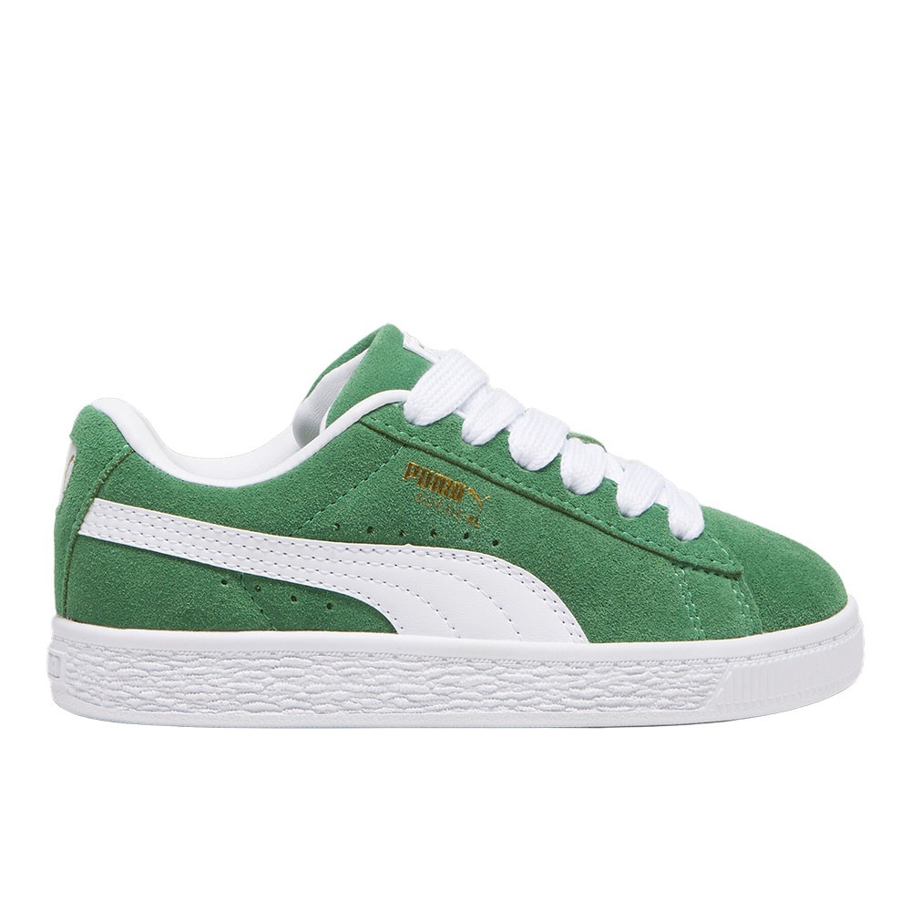 PUMA Suede Xl Lace Up  Youth Boys Green Sneakers Casual Shoes 39657812