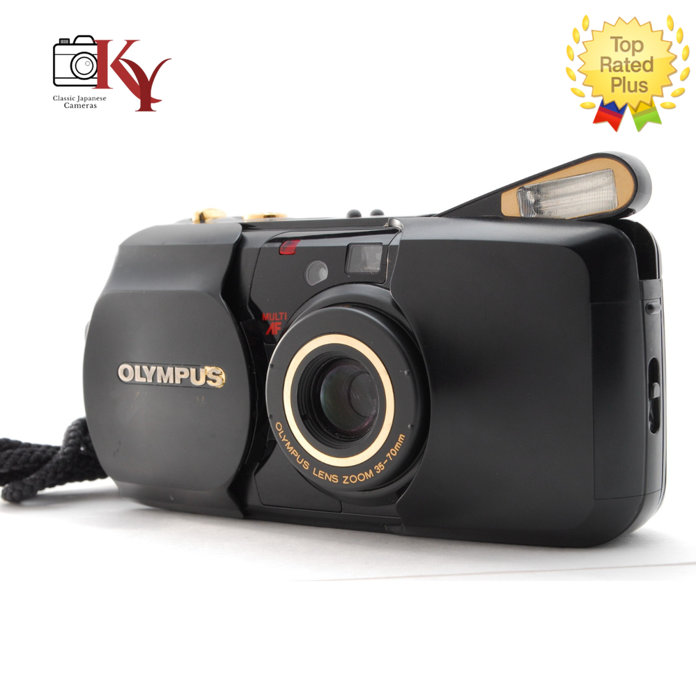 ⏯️ [Exc+5 ] Olympus μ mju Stylus Zoom Deluxe 35mm Compact Film Camera From JAPAN