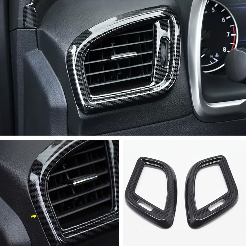 2015-2024 Nissan Murano Dashboard Air Vent Cover Trim – 4pc Carbon Fiber Style