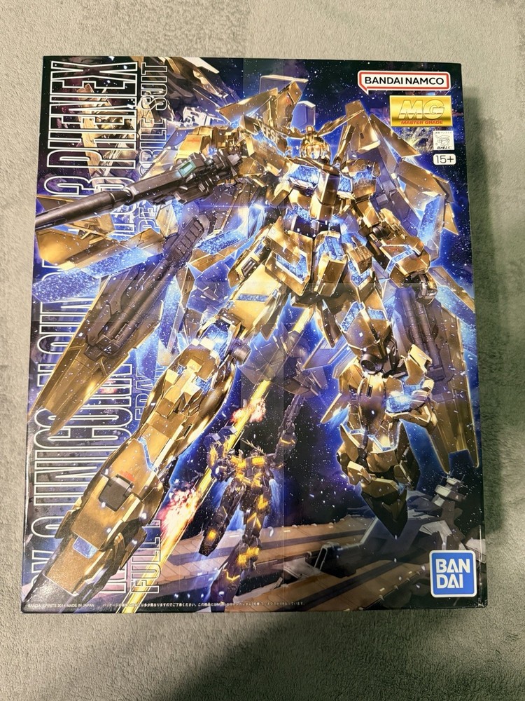 Bandai MG 1/100 Unicorn Gundam 03 Phenex Gold Coating Ver Brand New Sealed