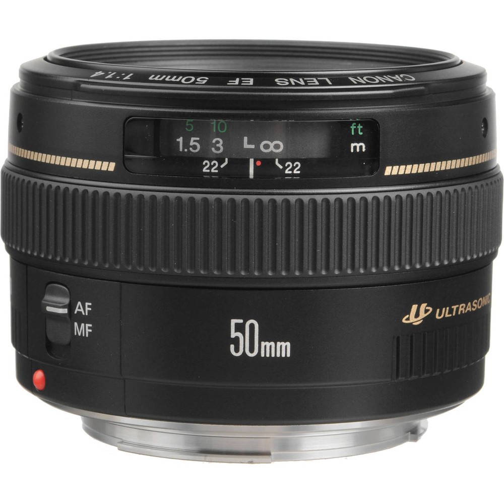 Canon EF 50mm f/1.4 Telephoto Lens