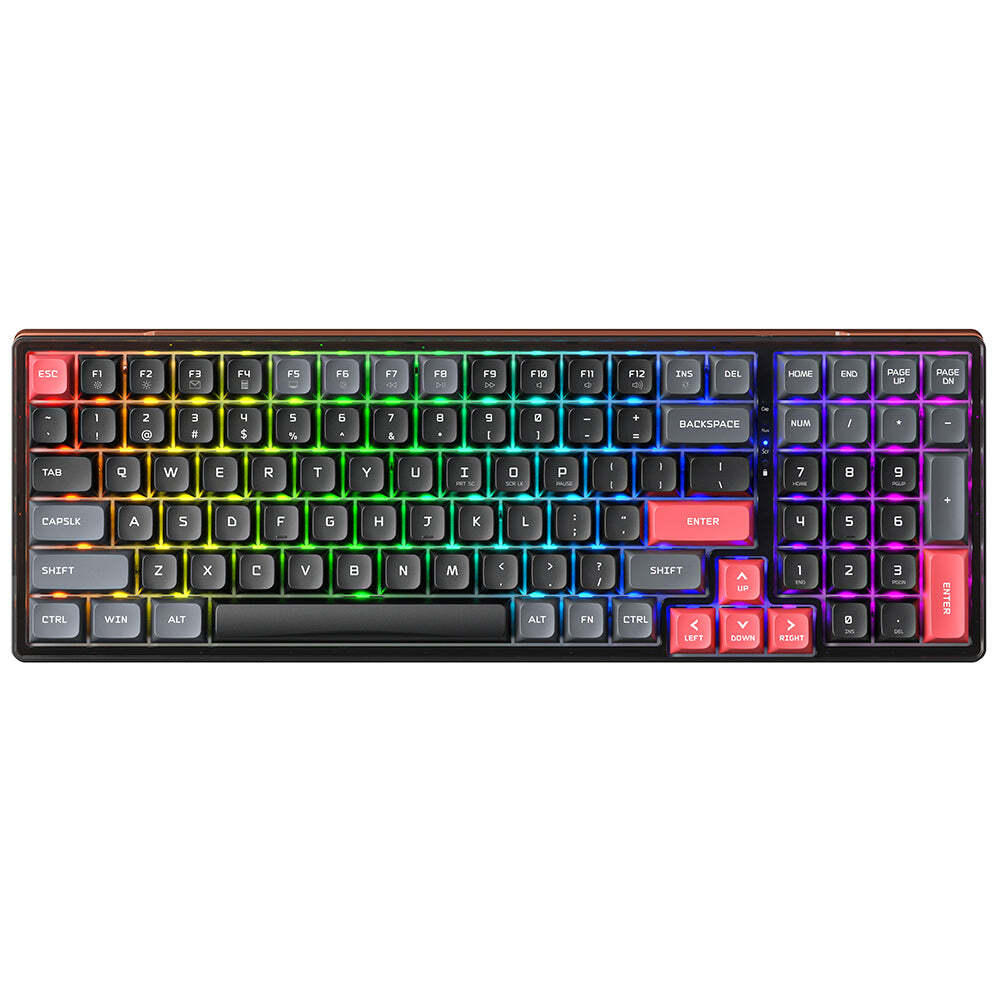 MACHENIKE K600 Lite-B100 RGB Mechanical Keyboard with Multicolor Gradient Keycaps