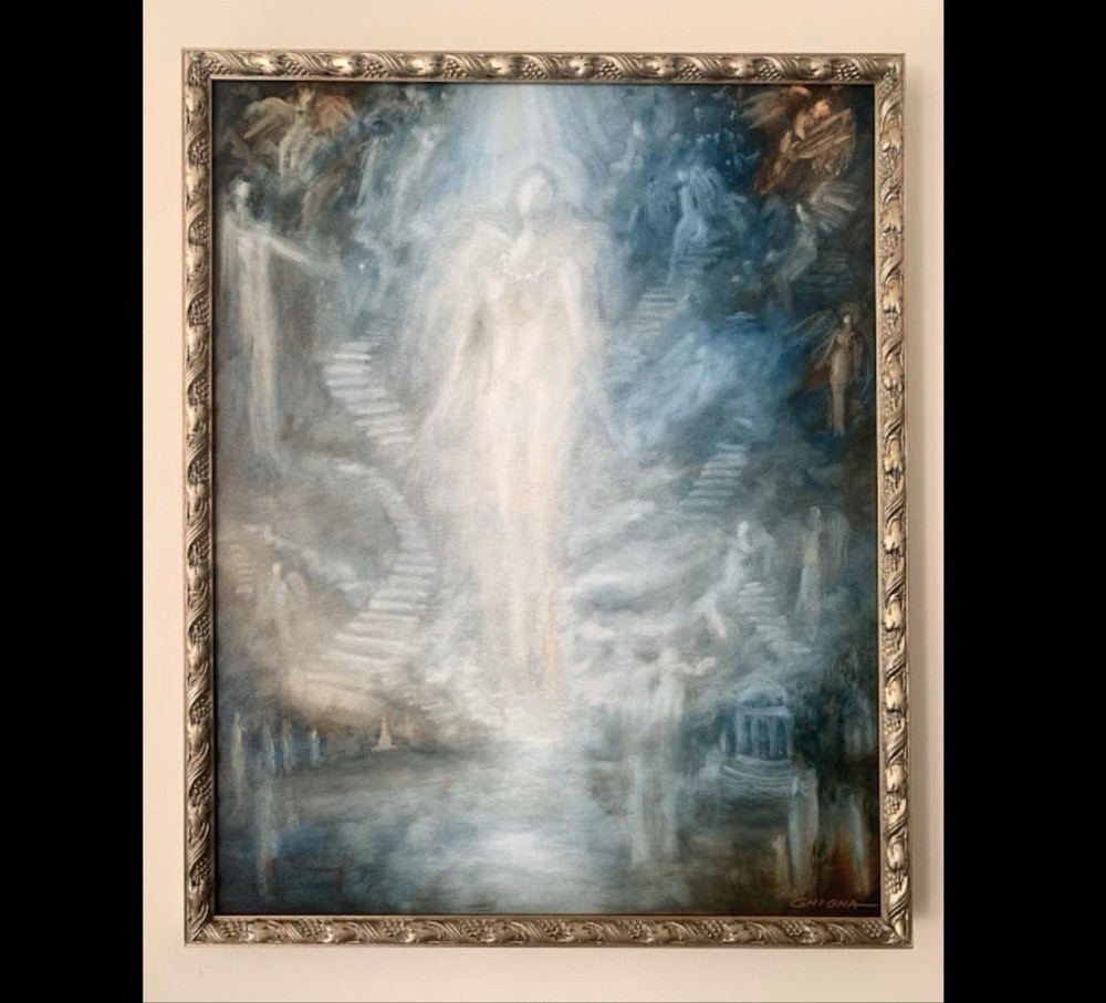 Original Framed Oil Painting “Spirit Guide” 30” x 24” on canvas  By Chip Ghigna