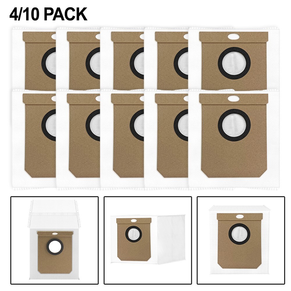 4 Pack Dust Bags Compatible with For Conga 8490 For Ultra Power Vacuums