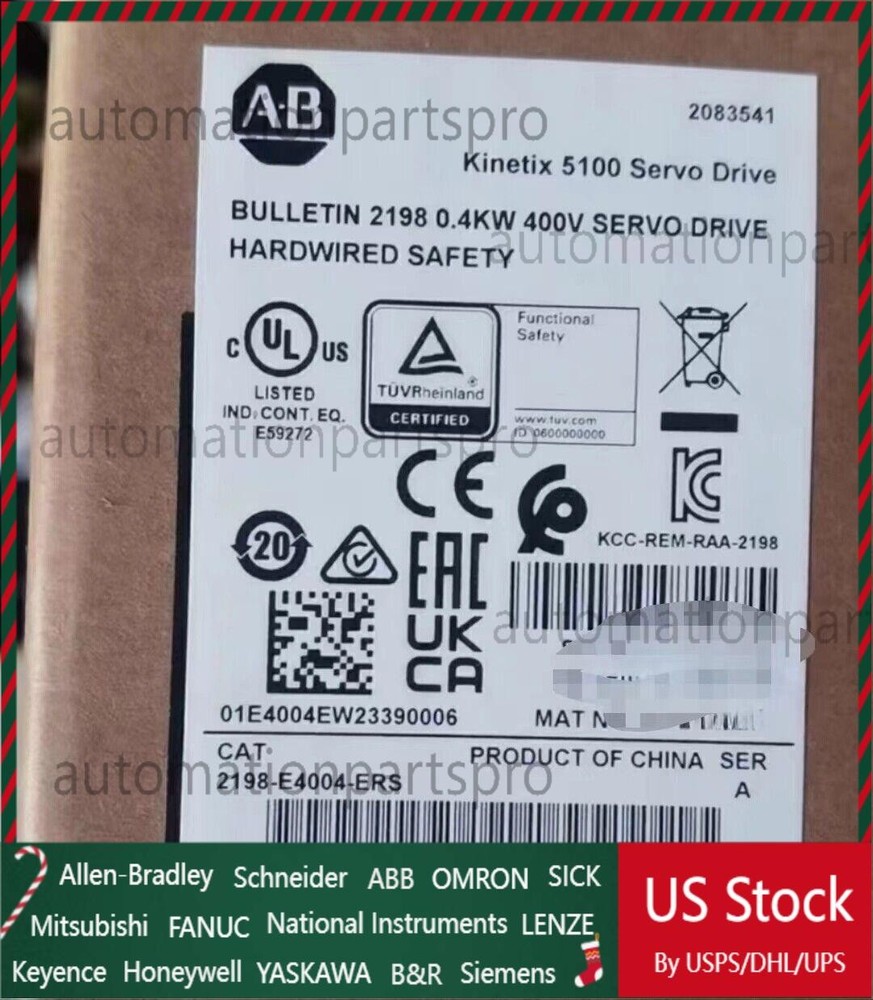Sealed AB 2198-E4004-ERS Kinetix 5100 Servo Drive  US Free Tax