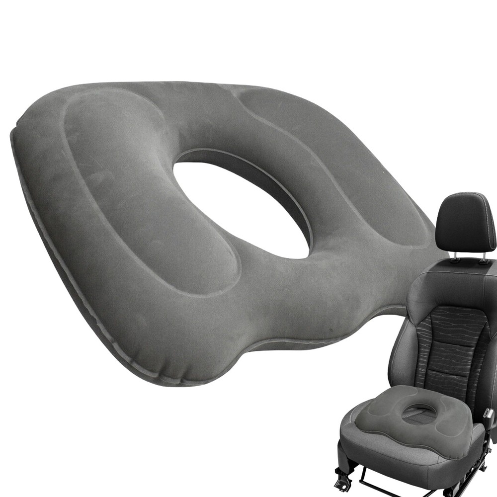 Donut Cushion Large Coccyx Pillow Comfortable Inflatable Memory Foam Pain Relief