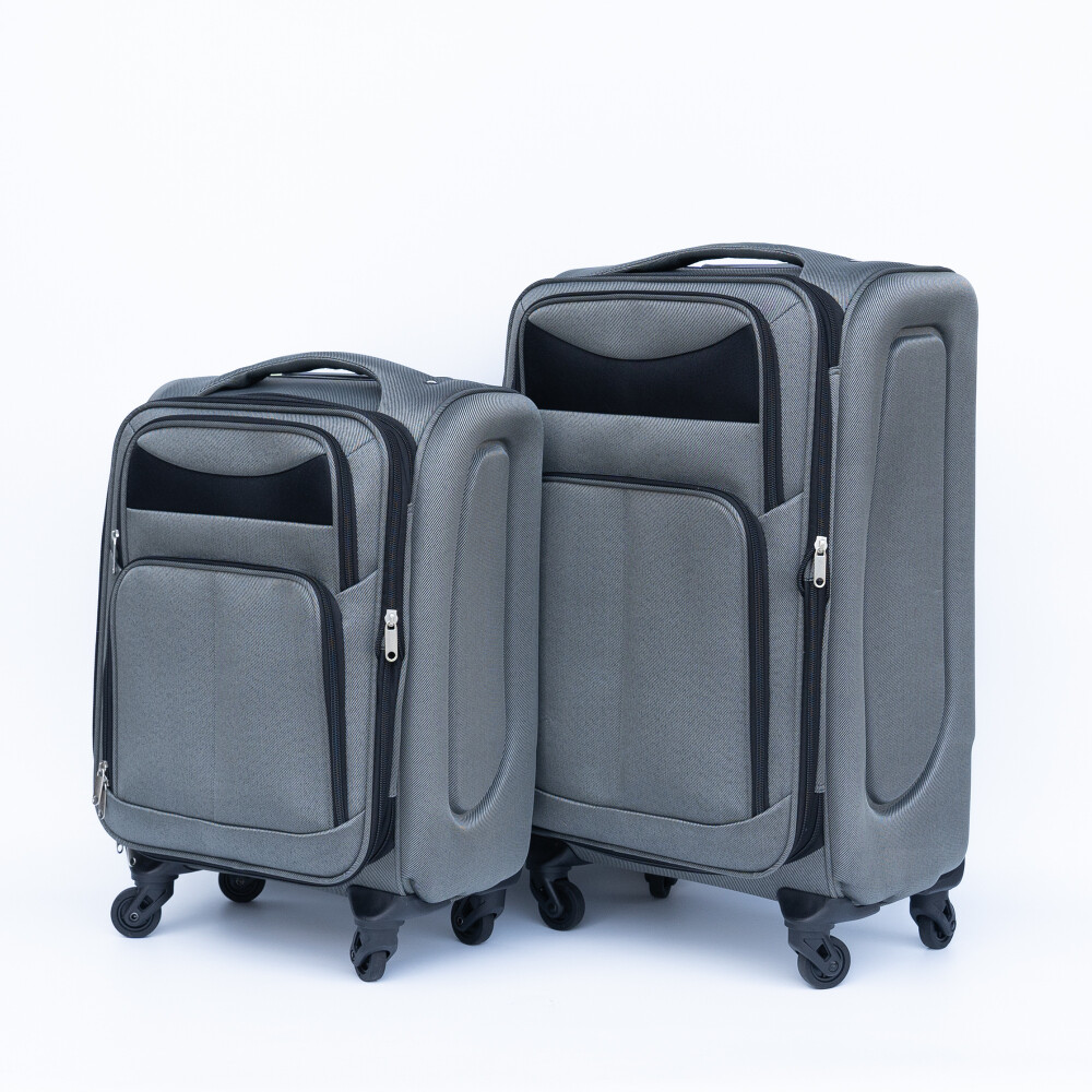 20 24in 2 Piece Suitcase Suitcase Set Oxford Trolley Case Without Password Lock