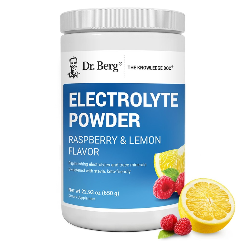 Dr Berg Sugar-Free Keto Electrolyte Powder Hydration Support 100 Servings