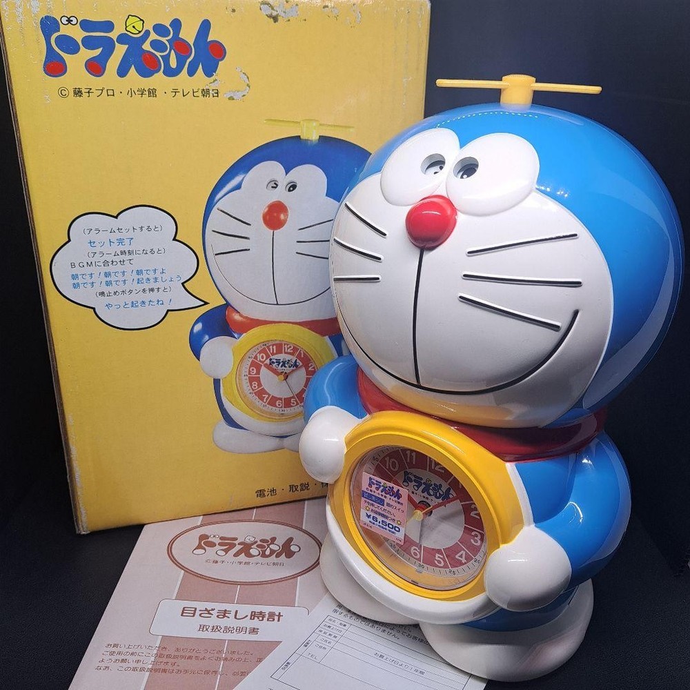 Seiko JF316A Doraemon Alarm Clock Rare Limited Vintage Dead Stock Timepiece