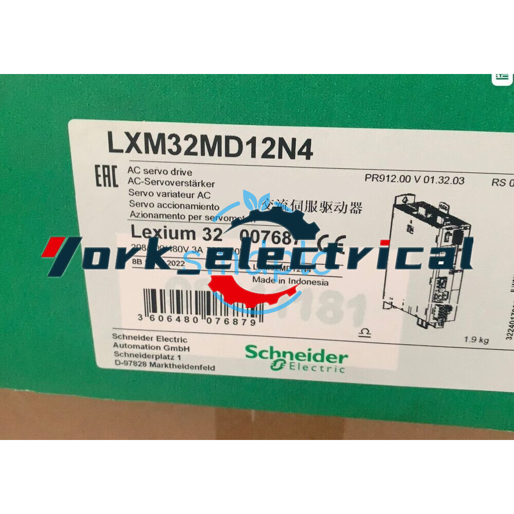 New Schneider LXM32MD12N4 servo driver with box for urgent shipment zydm