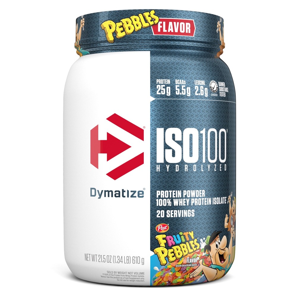 ISO100 Hydrolyzed Whey Isolate Protein Powder Fruity Pebbles 20 Servings