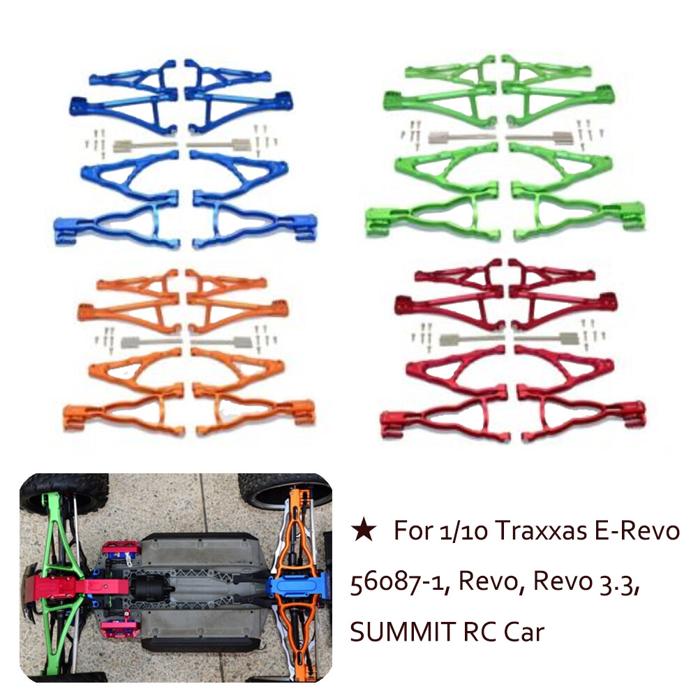 Front Rear Upper Lower Suspension Arm kit for 1/10 Traxxas E-Revo SUMMIT RC Car