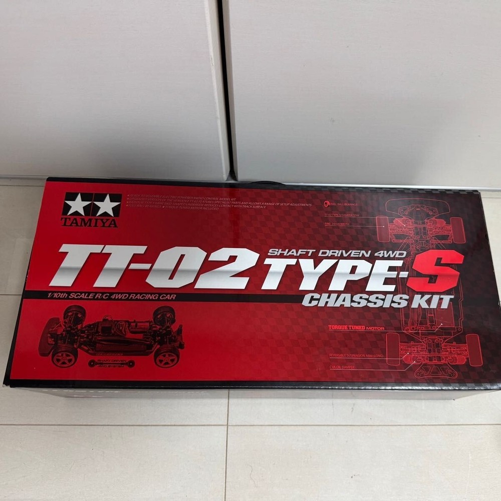 TAMIYA TT-02 TYPE-S RC Car Chassis Kit for Radio Control Enthusiasts