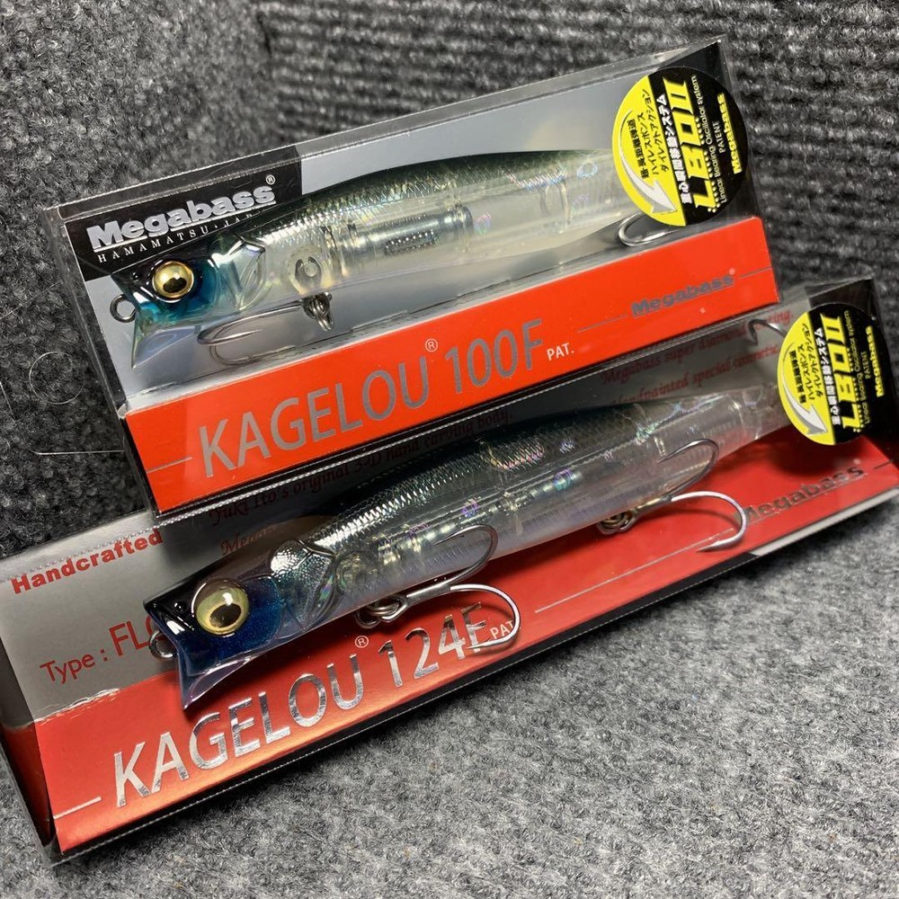 Fishing Lure Megabass Kagerou 124F 100F Wild Clear