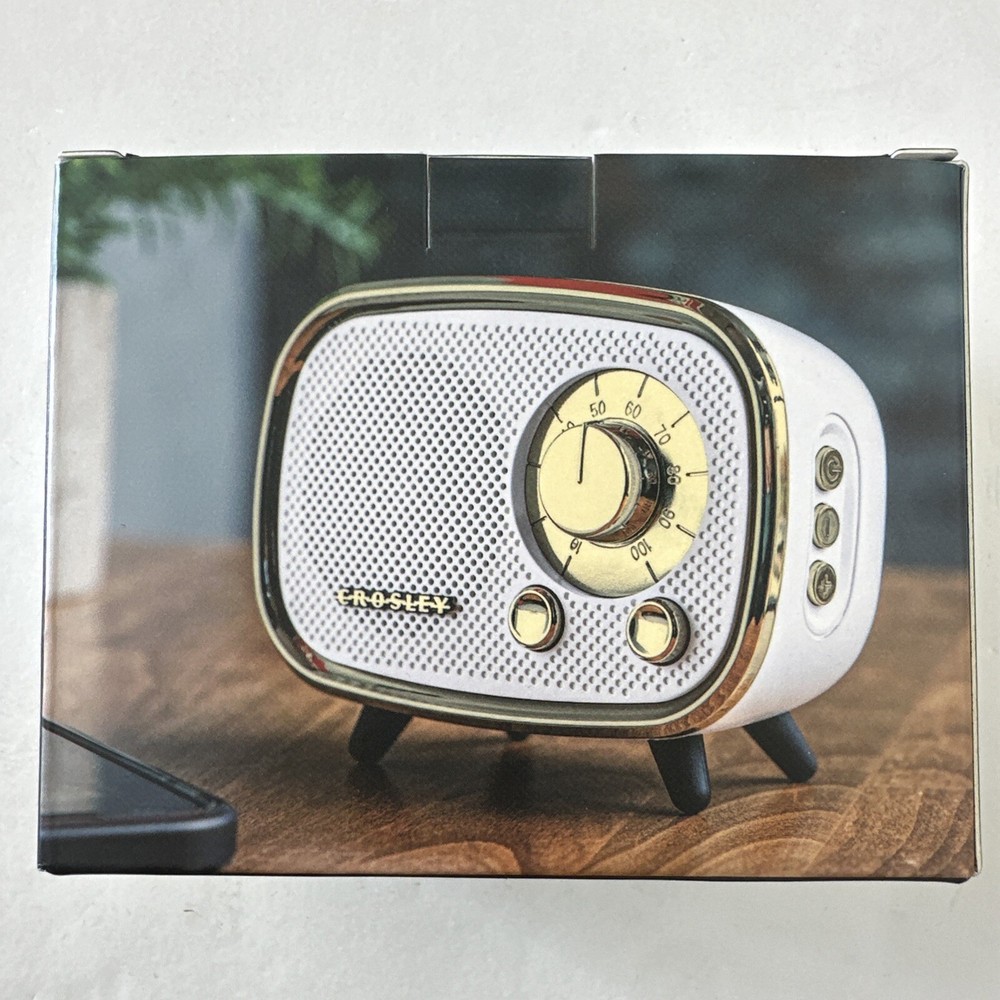 Crosley Rondo Retro Style Bluetooth Speaker - NEW FACTORY SEALED New!!