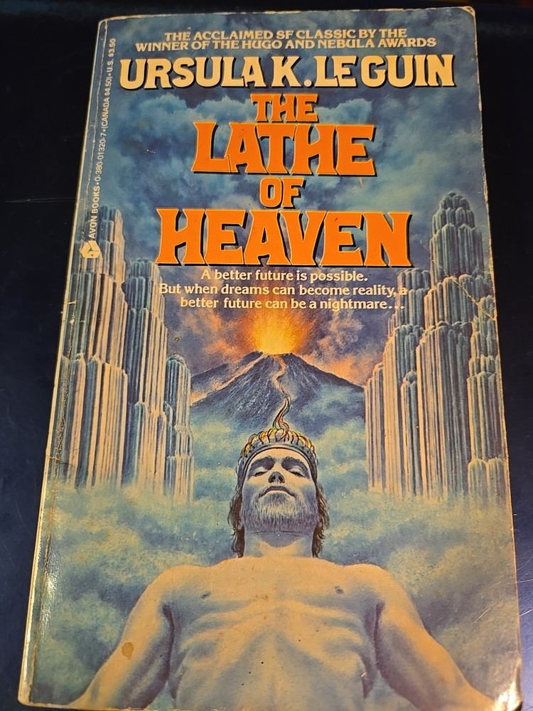 Lathe of Heaven Ursula K Le Guin Signed Avon Sci-Fi PB 1973 Vintage
