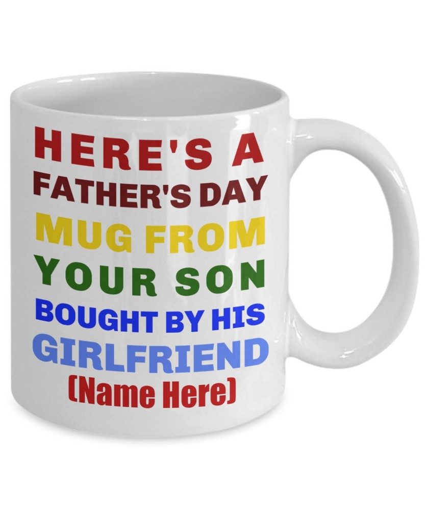 Personalized Father’s Day Mug Custom Gift For Dad Heres A Father Day Mug From