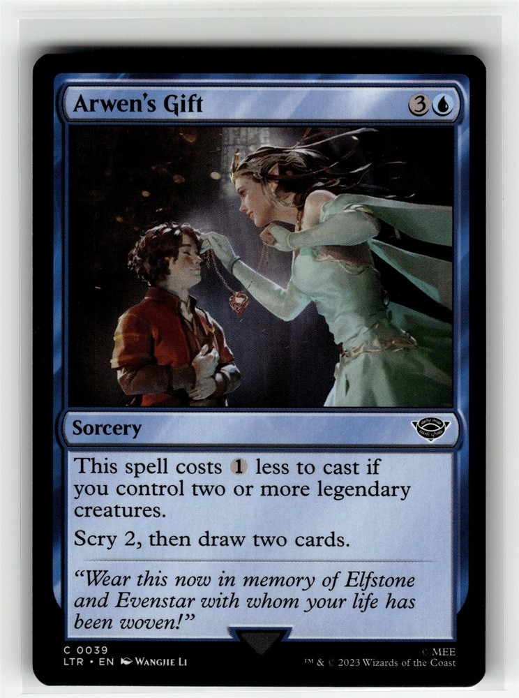 ARWEN'S GIFT Tales of Middle-Earth #39 LTR(NM+)(MTG)