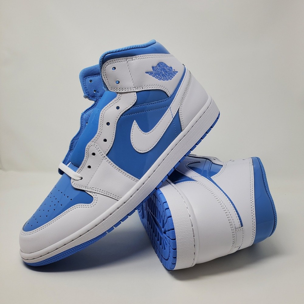 Nike Air Jordan 1 Mid SE White Legend Blue Basketball FZ2142-114 Men's Size 13
