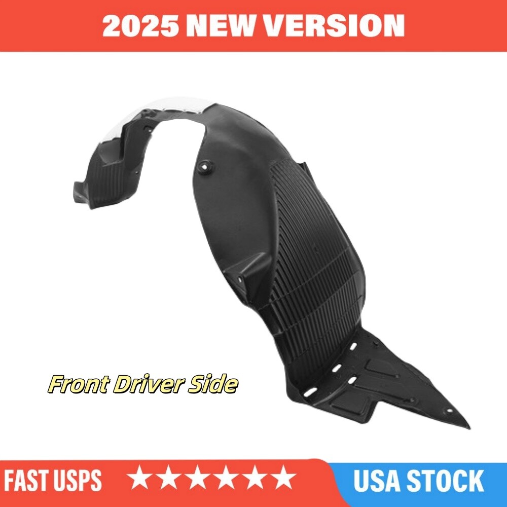 2014-2016 Forte Left Front Inner Fender Liner Black Driver Side