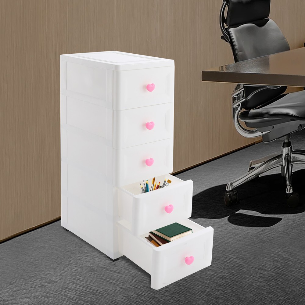 Portable Rolling Drawer Cart Bathroom Storage Organizer Cabinet for Home Use US