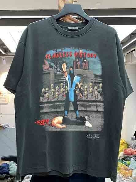 Vintage Mortal Kombat Flawless Victory black t-shirt QT4247