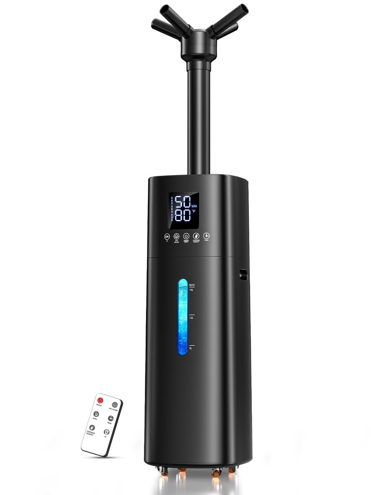 15L/4Gal Humidifier Large Room, 600mL/h Misting, 1200ft² Coverage, Auto Humid...