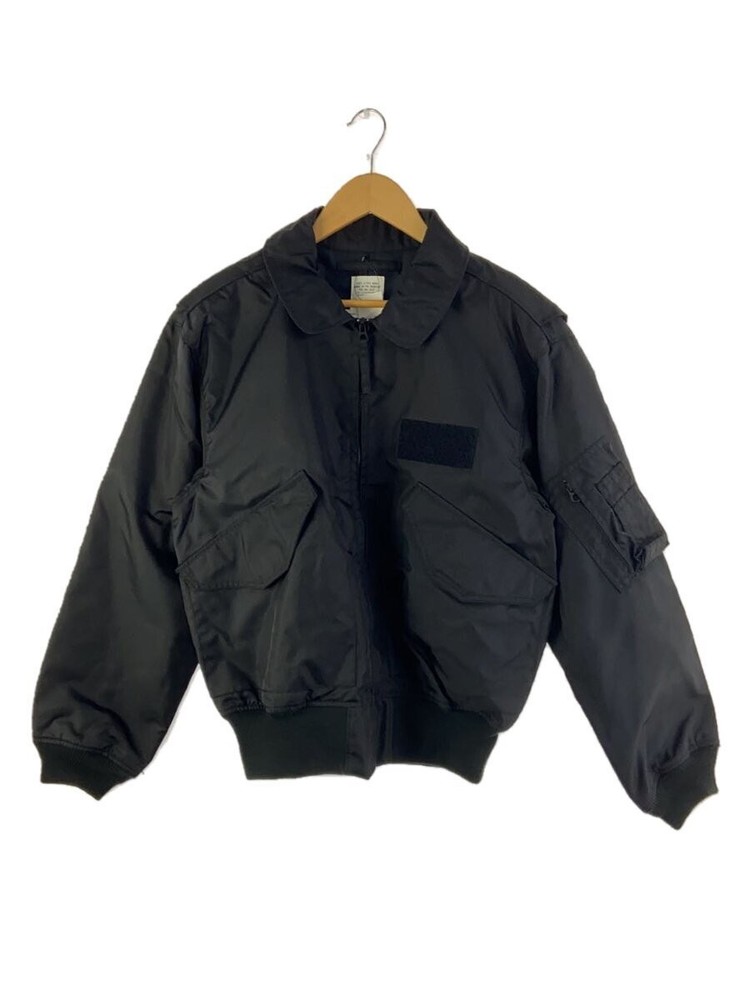 Houston Flight Jacket/L/Nylon/Blk/Mil-J-833828 3392