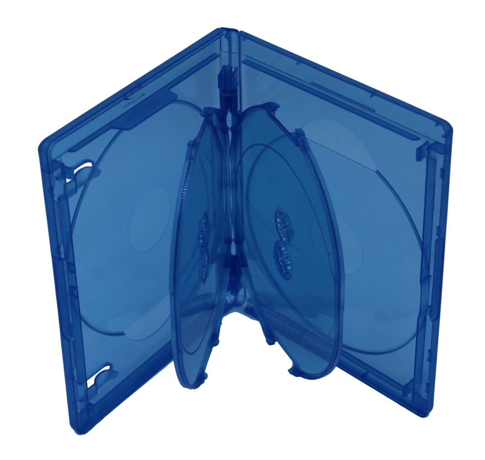 New Viva Elite 4 Disc 15mm Premium Bluray Replacement Movie Storage Case