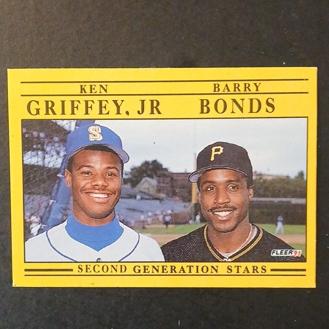 1991 Fleer Second Generation Stars Ken Griffey Jr. Barry Bonds #710